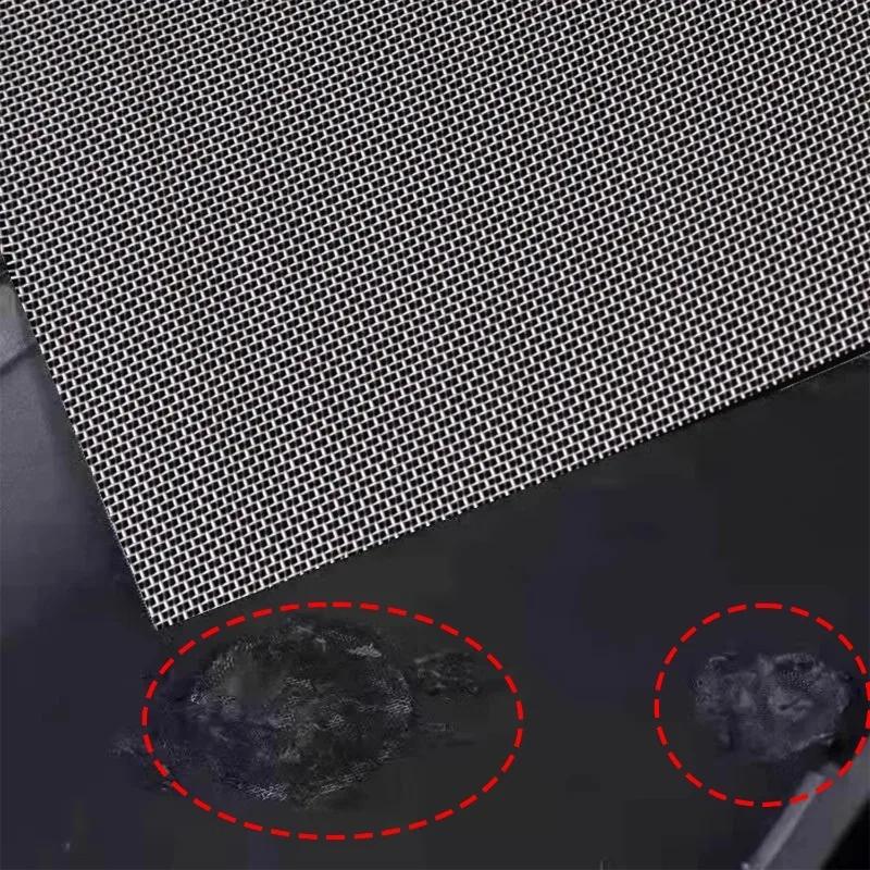 Auto Stoßstange Edelstahl Reparatur Maschennetz Kunststoff Riss Reparatur Maschen Schweißdraht Maschenwerkzeuge für Stoßstange Karosserie Motorhaube Lüftungsschlitze 15x20cm