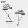 Children's Hat Summer Outdoor Sun Hat Camouflage Big Eaves Sun Protection Hat Quick Drying Waterproof Light Breathable Bucket Hat Men