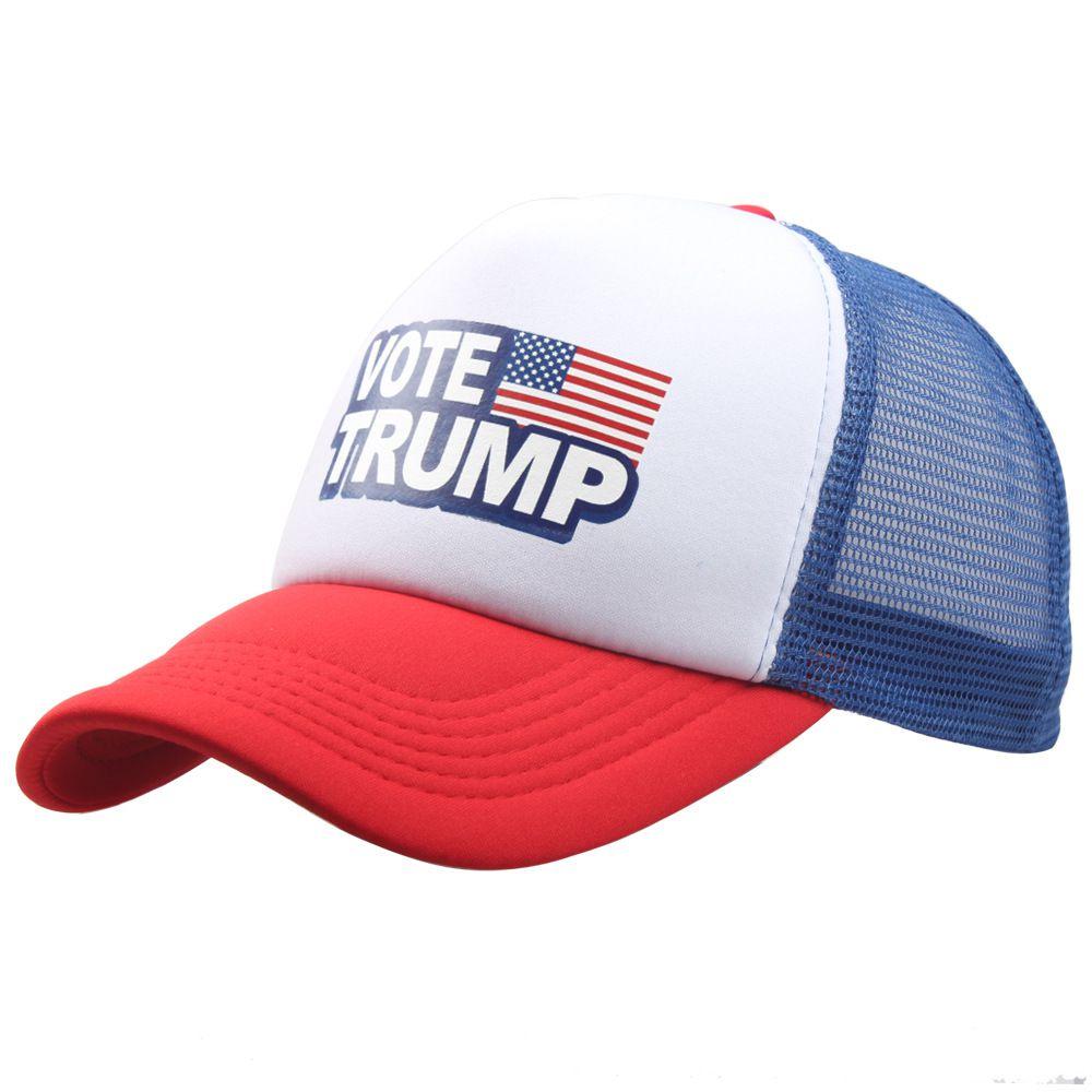 Trump Presidential Vote Election Retro Summer Truck Adult Net Hats Cap Unisex