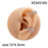 European Luxury Titanium Steel No-Pierce Ear Cuff for Women - High-End Fashion Open Hoop Earring
