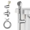P04 Cold Bidet Faucet for Toilet Attachment Handheld Bidet Sprayer Kit Cloth Diaper Sprayer