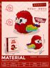 Animals Parrot Micro Diamond Small Particles Assembled Building Blocks Adults Cat Mirco Bricks Constructor Set Model Girls Toys