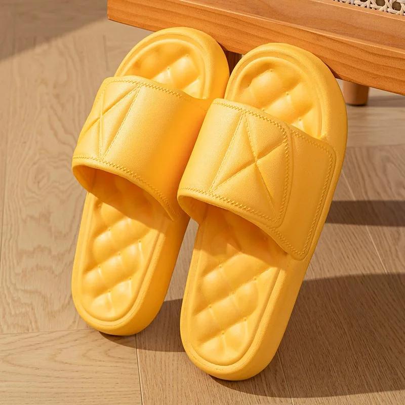 

Женская обувь Тапочки Женские Летние Платформа Шлепанцы 2025 Массажные На Плоской Подошве Женская Обувь Домашние Тапочки Платформа Шлепанцы 2025 Плоские Летние 38-39 жёлтый