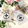 Hangover Kit Bags Cotton Small Drawstring Bundle Pocket Candy Gift Packaging Reusable Pouches Wedding Party 10x15cm