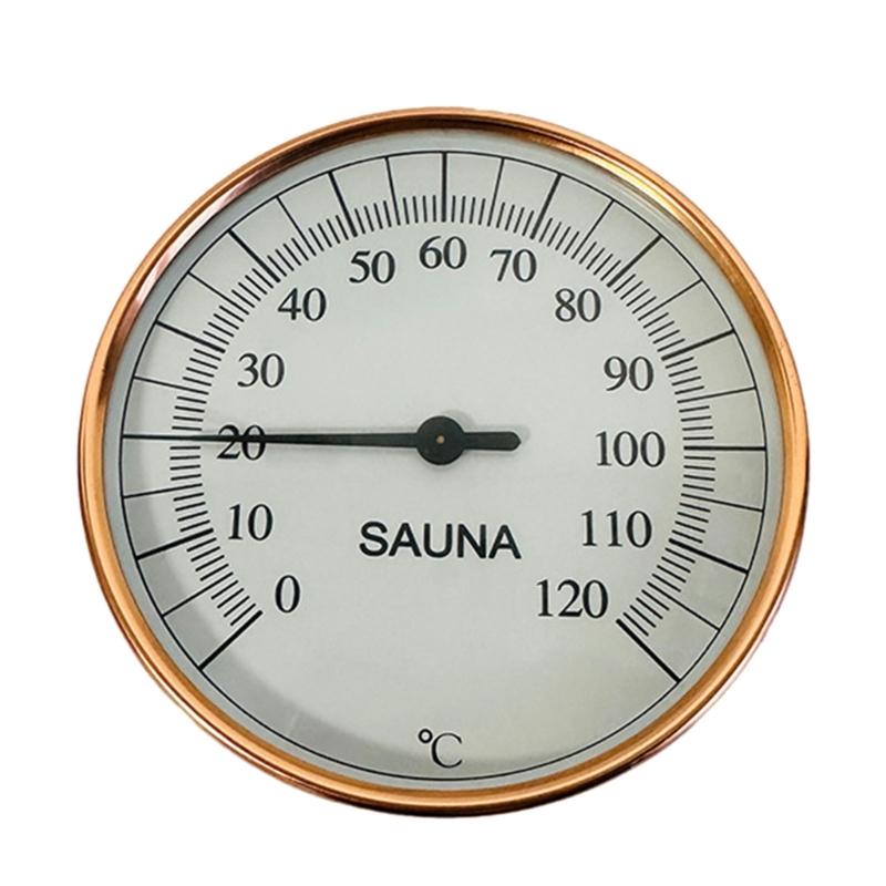 Large Display Sauna Room Thermometers Hygrometer Heatproof ABS Metal Construction Easy Installation