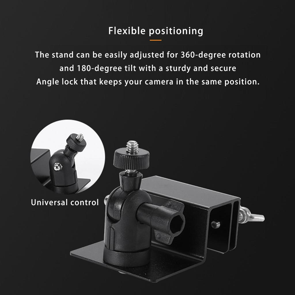 2/4pcs Multipurpose Solars Panel Gutter Mount Clip Aluminum Alloy Portable Designs for Enhances Sunlight Exposure