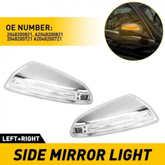 Door Mirror Turn Signal Light Fits Mercedes Benz C250 C300 C350 C63 2008-14 EOA