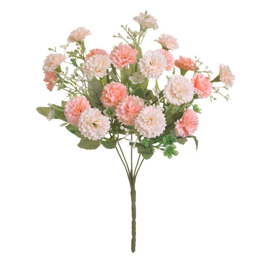 Artificial Flower Silk embroidered ball Home Christmas Party Living Room Vase table Decoration Scrapbook Wedding Bride Bouquet