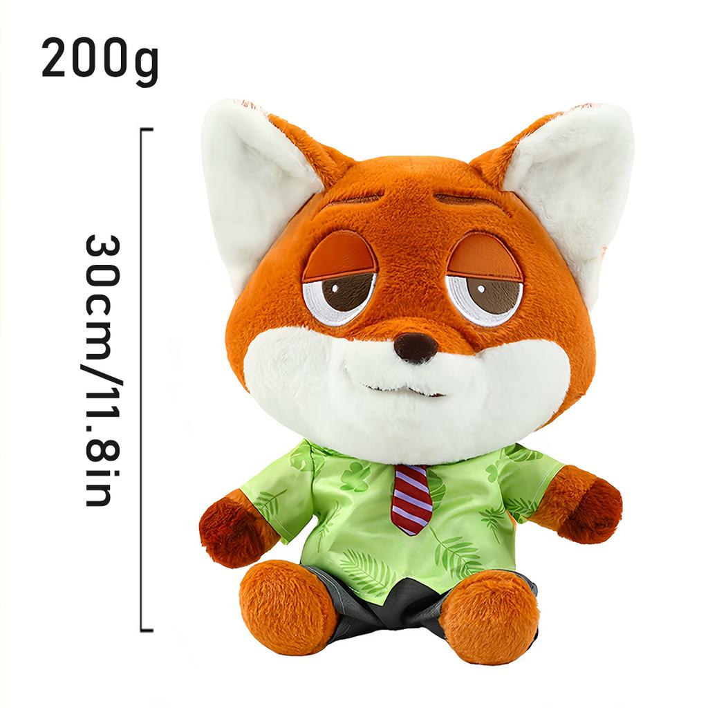 Cute Zootopia Judy And Nick Plush Toys Cartoon Dolls For Kids Birthday Holiday Gifts