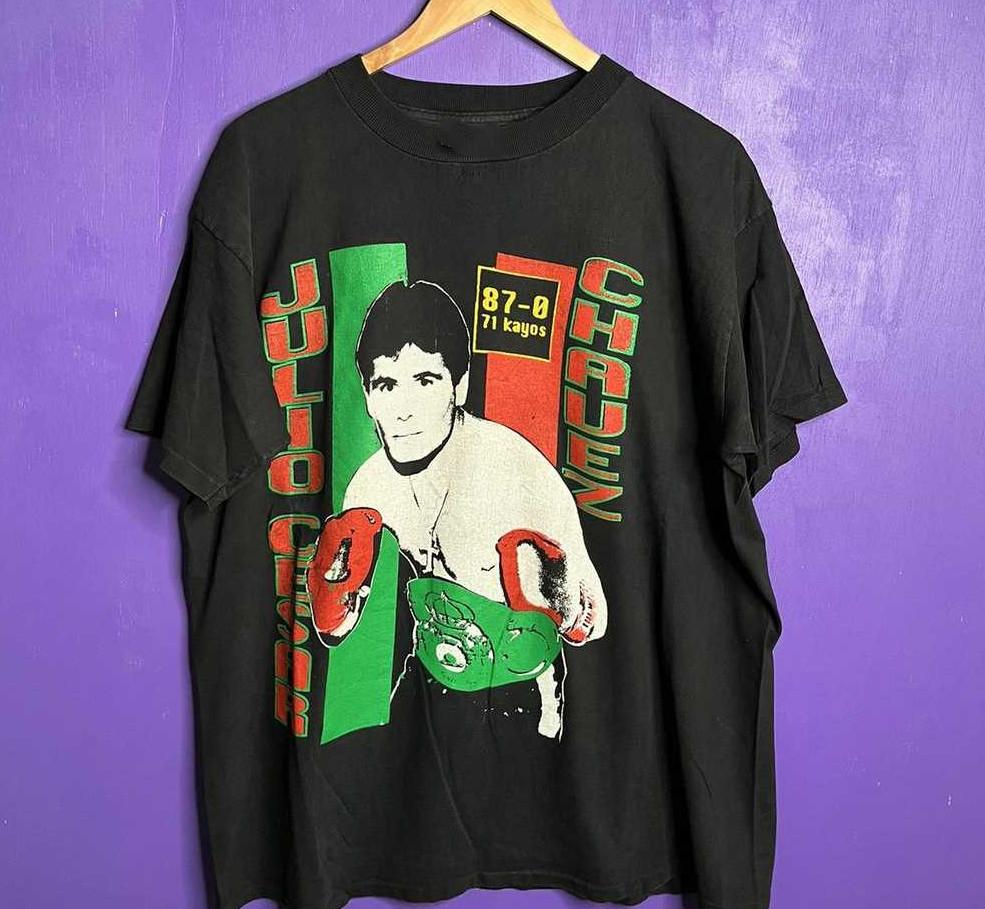 Vintage Julio Cesar Chavez remember Tee Unisex T-Shirt All Size 8D986 Unisex T-Shirt XXL
