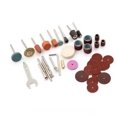 40 Stück Mini Elektrobohrmaschine Schleifer Set Rotationswerkzeug Schleifpolierzubehör