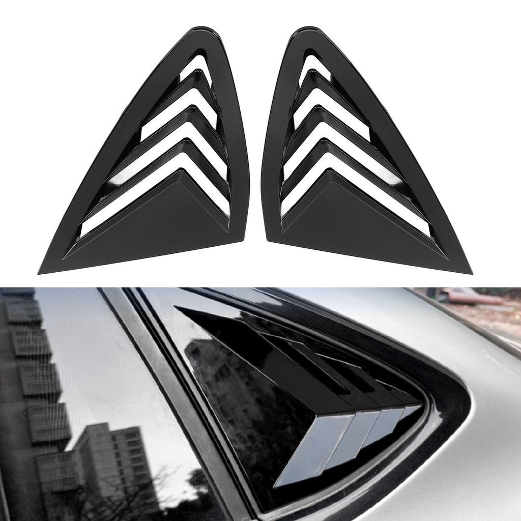 2Pcs Rear Side Window Louver Cover Left Right Rear Window   Vent Scoop Shutter Cover Blind Replacement for GLC   C253 2016-2022