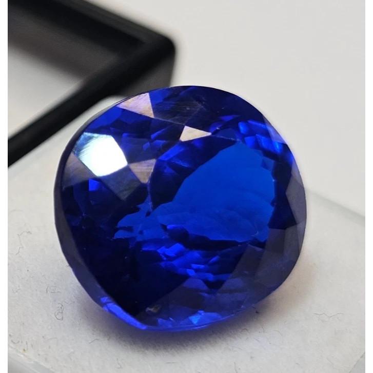 18-19 Ct Natural Blue Sapphire Oval Cut Fabulous Certified Loose Gemstone