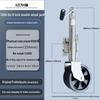 RV Side Crank Jack Stand with Brake & Guide Wheel for Marine Trailer Support