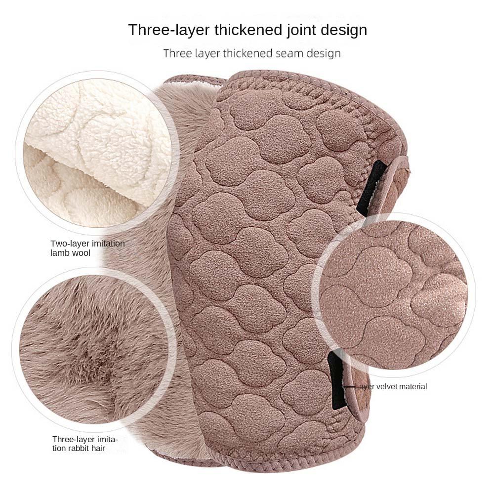 Old Cold Legs Warm Knee Pads Injury Recovery Winter Knee Brace Compression Knee Pad Unisex
