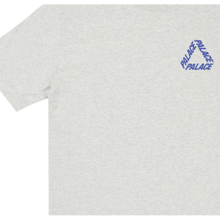 Palace P-3 Outline T-Shirt Grey Marl Unisex Tops P26TS193