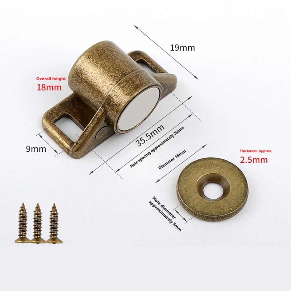 Magnet Skapdør fanger Ultratynt skap lukker dørstopper Hjemmemøbler Maskinvaretilbehør