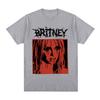 Britney Spears Metal Rock Graficzny T-shirt Damska Moda Hip Hop Koszulki Harajuku Vintage Krótki Rękaw T-shirt