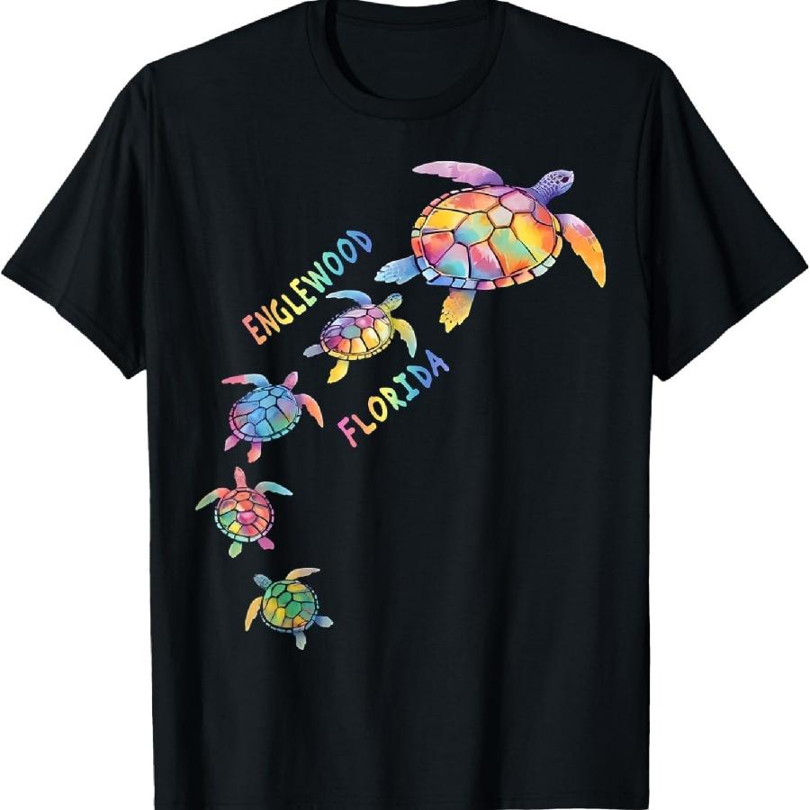Unisex T-shirt Englewood Florida Sea Turtle Lover Beach Vacation T-Shirt