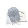 Correct embroidery smiley face~ Embroidery square baseball cap children casual simple couple cap men