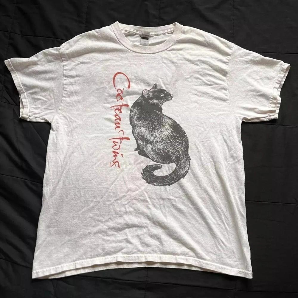 Горячая Редкая Футболка Cocteau Twins Группа Сокровище Белая S до 5XL Унисекс Футболка SN443 Унисекс Футболка XL
