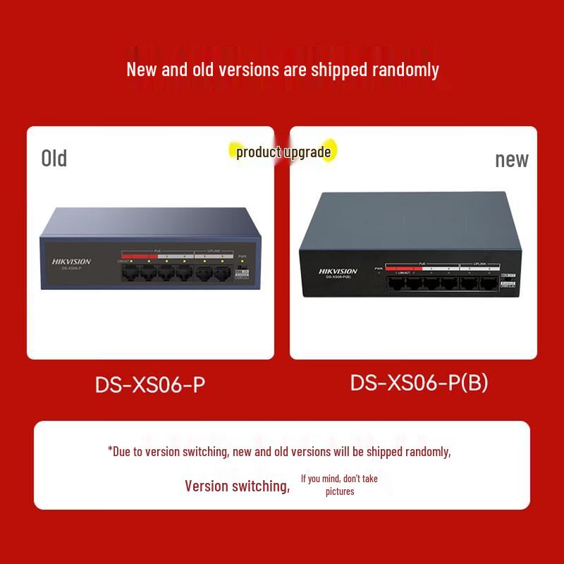 Hikvision 6-Port 100Mbps PoE Switch