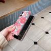 Frühlings-Rosa-Blumen-Hülle für Apple 16 iPhone 17 Pro Max Neu 15/14 Doppellagiger Glitzer