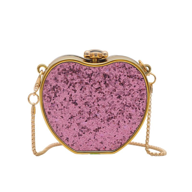 Acrylic Mouth Red Envelope 2025 New European and American Sequined Shoulder Bag Women's Versatile Chain Crossbody Mini Box Bag