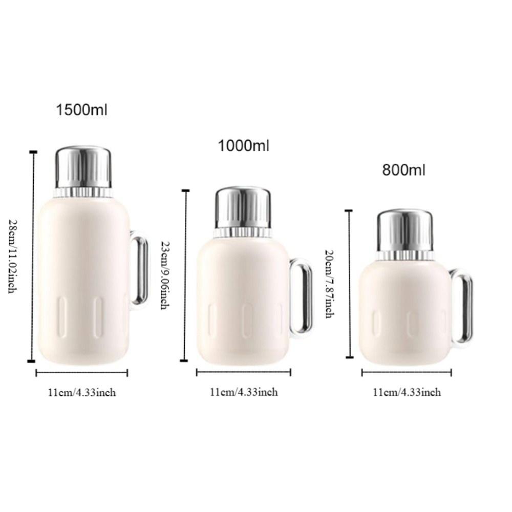 with Tea Infuser Insulated Tea Brewing Kettle 316 Stainless Steel Thermos Teapot  Camping