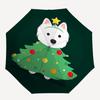 1pc Christmas Tree Dog Umbrella with Plastic Handle,Suitable for All Seasons UmbrellaPT565