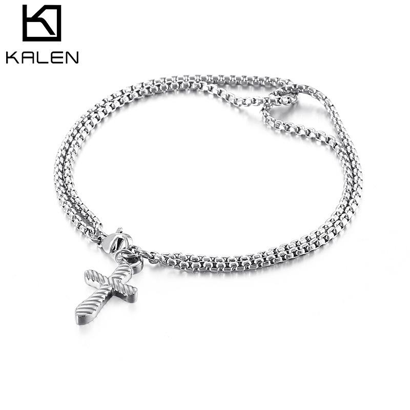 Karun Stainless Steel Bracelet - Japanese & Korean Style, Unisex Fashion Titanium Steel Accessory