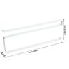 Under Cabinet Paper Towel Holder Roll Paper Towel Rack Stainless Metal Organizer