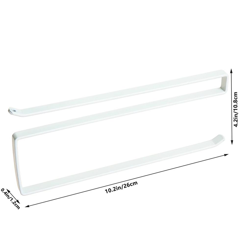 Under Cabinet Paper Towel Holder Roll Paper Towel Rack Stainless Metal Organizer