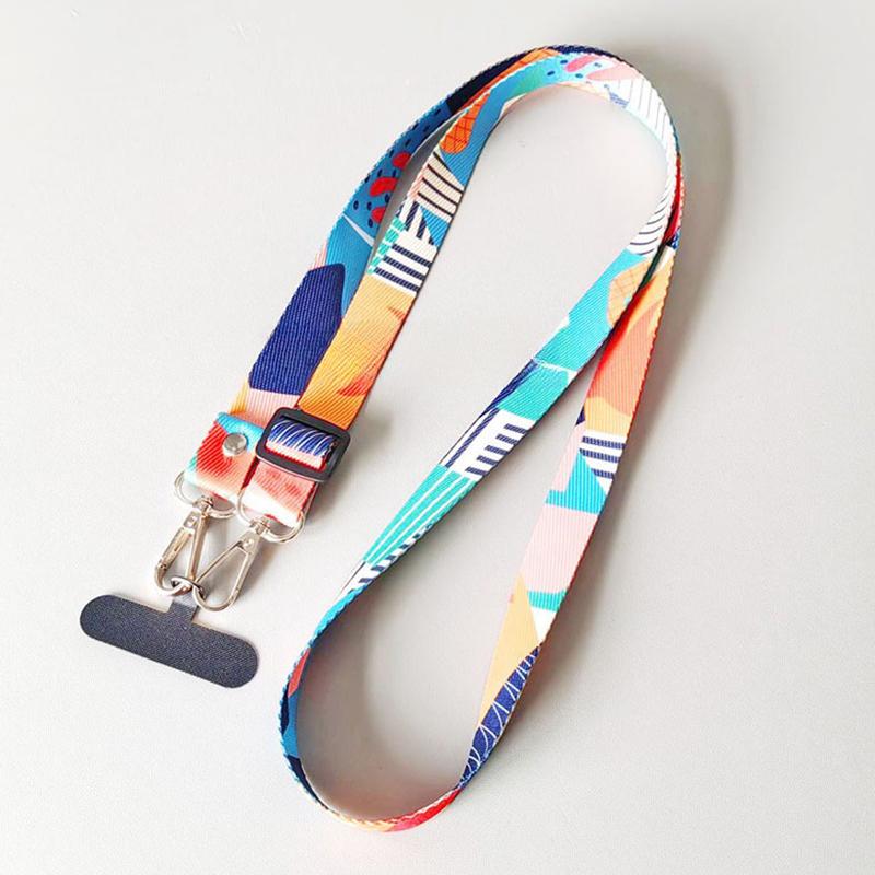 

Универсальный регулируемый шнурок для мобильного телефона через плечо, шейный ремешок, подвесной шнур, веревка против потери с прокладкой для всех чехлов для телефонов, ключей