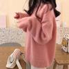 Women's 2025 Autumn/Winter Pure Wool Round Neck Thick Knit Sweater