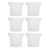 10pcs Dessert Cups with Lids High Temperature Resistant PP Plastic Party Serving Cup for Pudding Yog