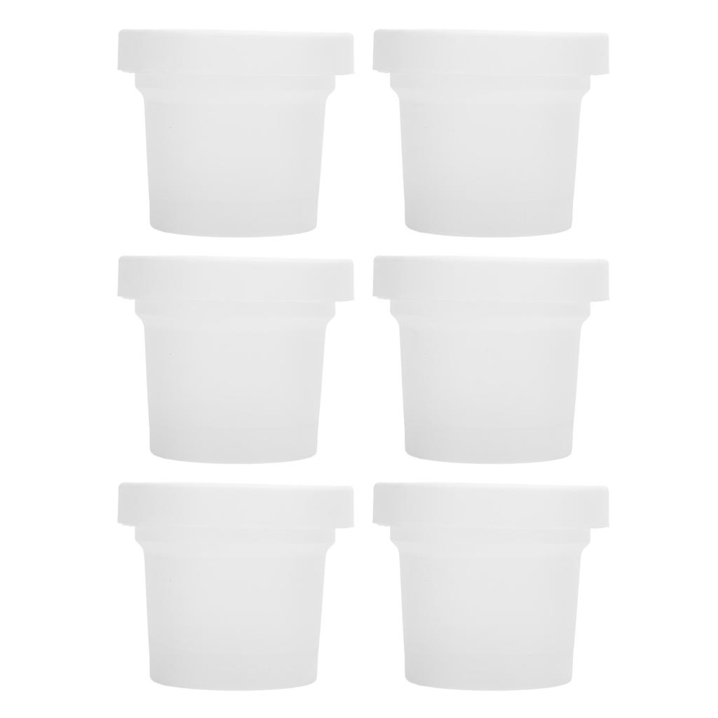 10pcs Dessert Cups with Lids High Temperature Resistant PP Plastic Party Serving Cup for Pudding Yog