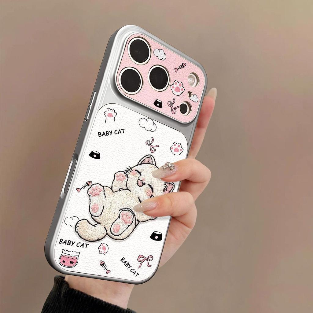 Cute Laughing Cat Anti Fall Shockproof Protective Phone Case For Apple Iphone