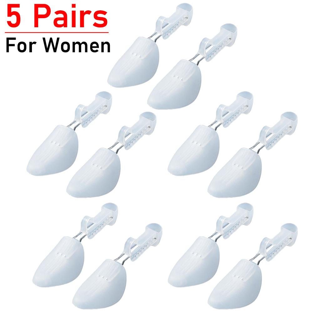 1-5Pair Plastic Shoe Stretcher for Men Women Leather Shoes Adjustable Portable Shoe Tree Stretcher Boots Rack Anti-deformation