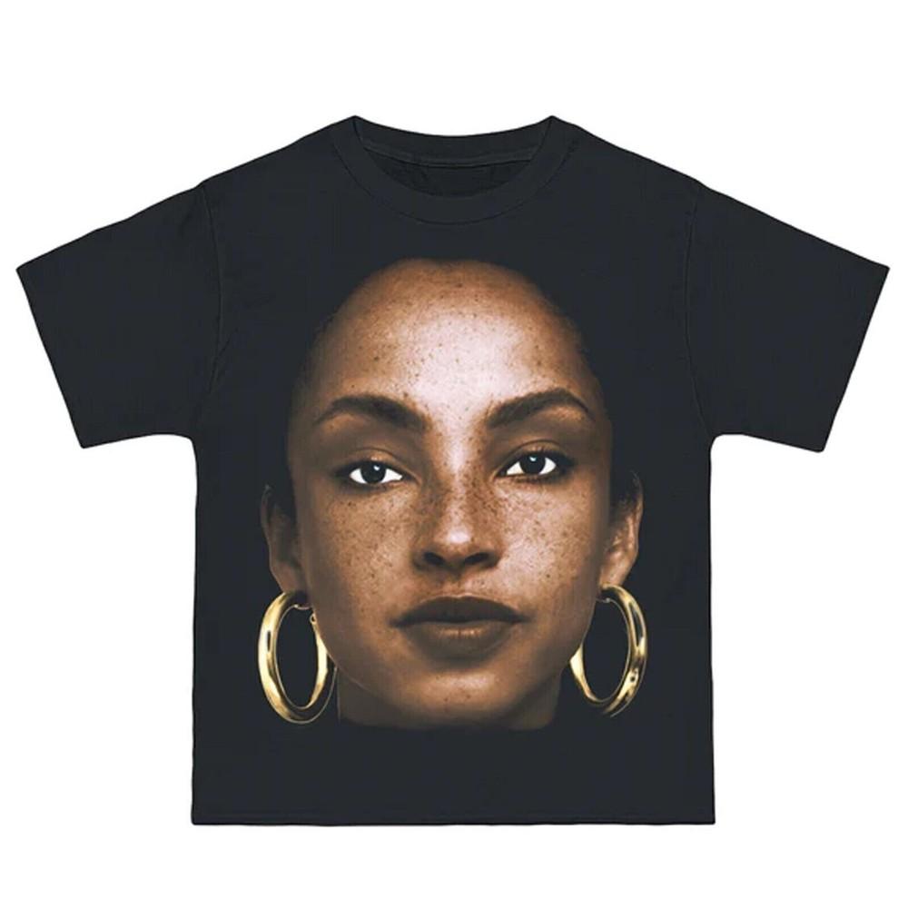Sade Adu Face Shirt T Shirt Black Cotton Men And Women S-4XL GS006 Unisex T-Shirt