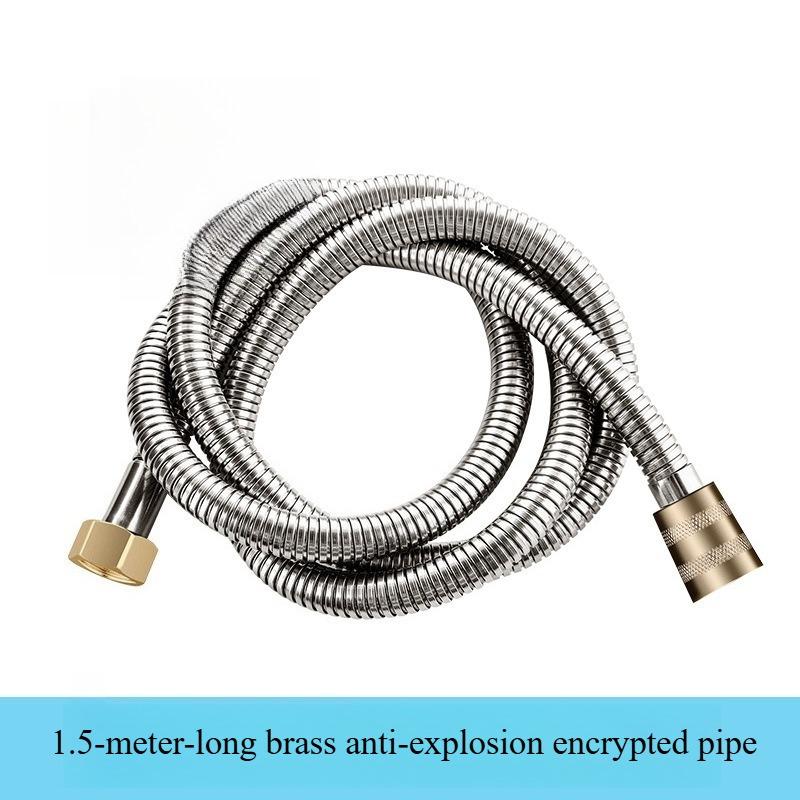 1ks nerezová sprchová trubka sprchová hadice vodovodní potrubí domácí přívodní potrubí horká a studená tlaková tryska ohřívač vody ochrana proti výbuchu