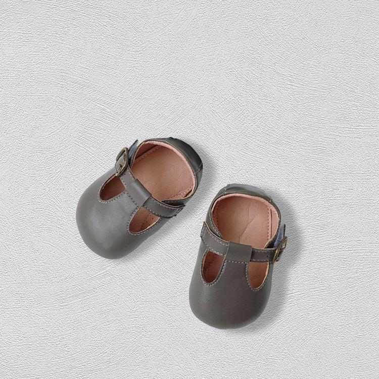 Korean Style Infant Walking Shoes with Soft Sole & Surface, Non-Slip, Solid Color for 0-2 Years