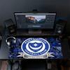 Portsmouth FC Mouse Pad, Large Gaming Desk Mat, Non-slip XXL Mousepad for Laptop & Tablet, Mini PC Playmat with Stitched Edges