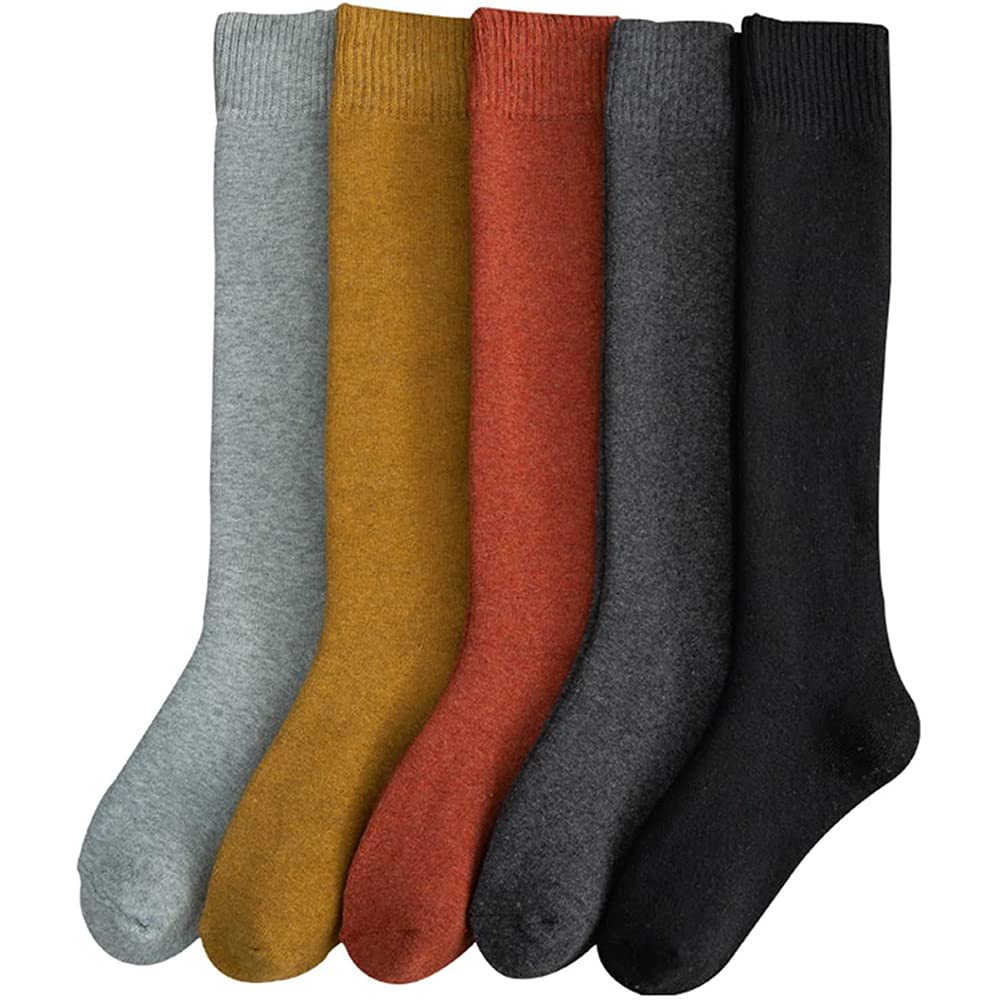 LIUZKH Warm Winter Socks for Fall and Warm and Sports Set Women's Socks, Thick, Cute, Fluffy, Winter, Chill-Proof, Women's Socks, Cotton,