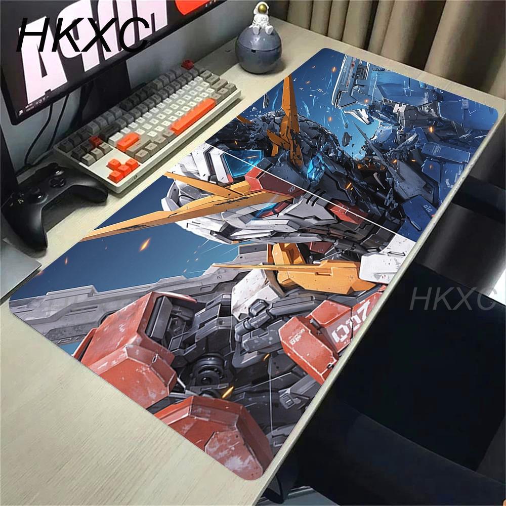 Anime Mouse Pad Gaming Accessories Mechanical Warrior Gundam Mousepad Gamer PC Computer Keyboard Desk Mat Non-slip Table Mats