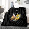 Street Game Characters Flannel Blanket, Soft Polyester, Modern Design, All-Season for Camping, Travel, Gifts for Holidays or Birthdays