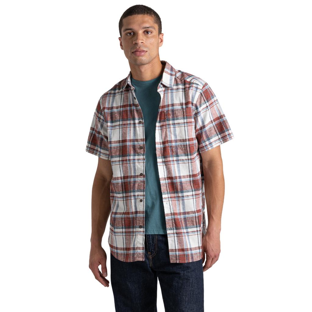 Craghoppers Mens Hila Checked Short-Sleeved Shirt