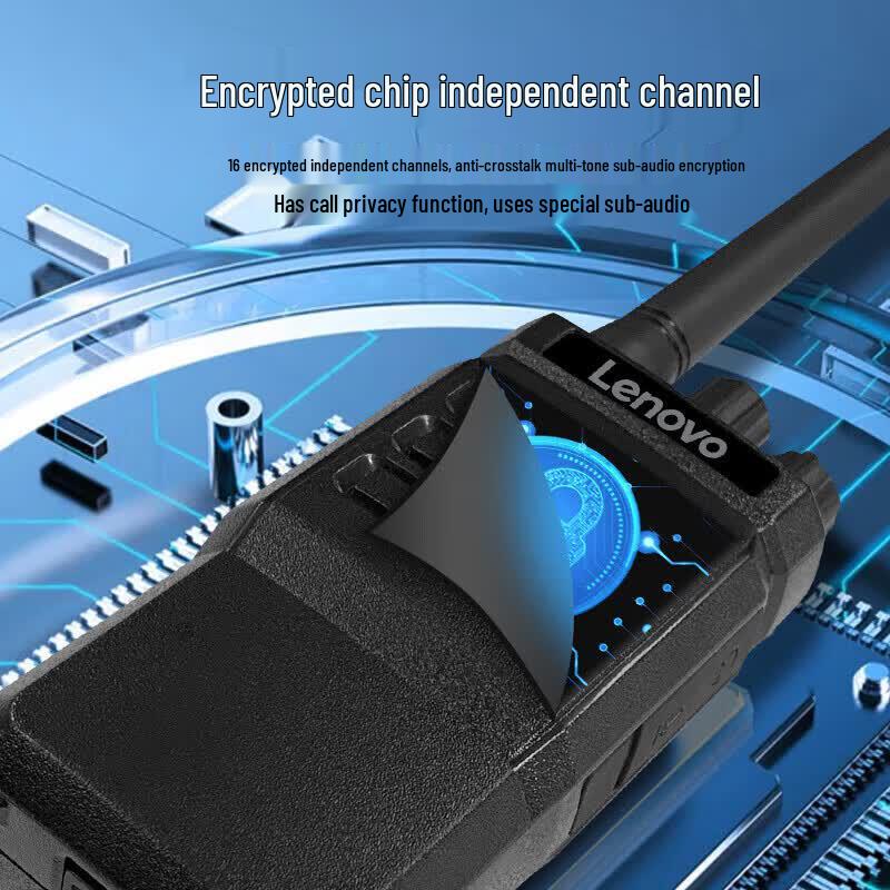 Lenovo C12+ Waterproof Long-Range Walkie-Talkie (CN Version)