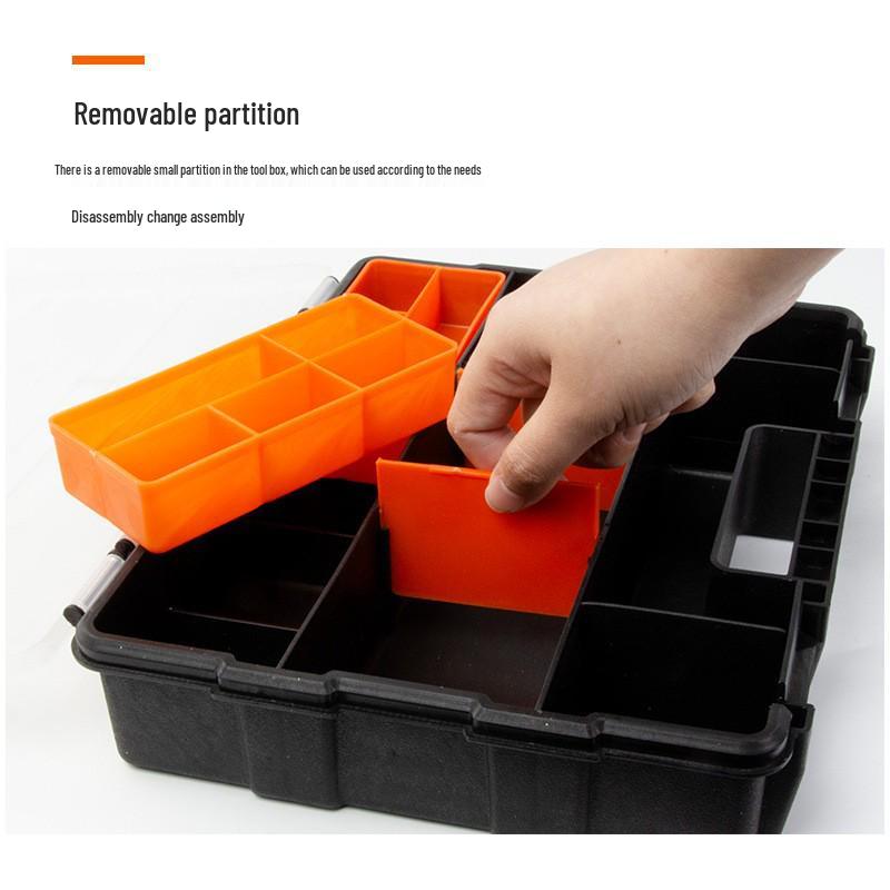 Multi-Grid Detachable Plastic Storage Box for Hardware and Watch Accessories