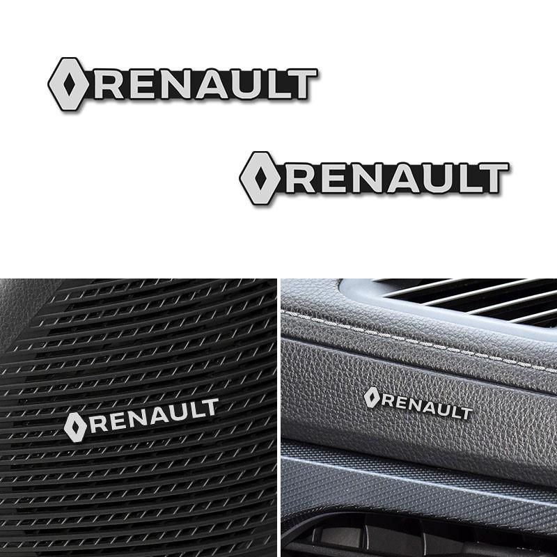 Adesivo Distintivo Audio Auto in Metallo Emblema Auto Decalcomania Accessori per Renault Fluence Captur Megane Clio Kadjar Talisma Arkana Kadjar